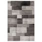 Central Oriental Adore Hanford 5" x 7"6" Grey and White Area Rug, , large