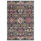Safavieh Madison MAD130C 5"1" x 7"6" Blue and Fuchsia Area Rug, , large