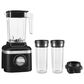 KitchenAid 3-Speed Ice Crushing Blender with 2 Personal Blender Jars in Black Matte, , large