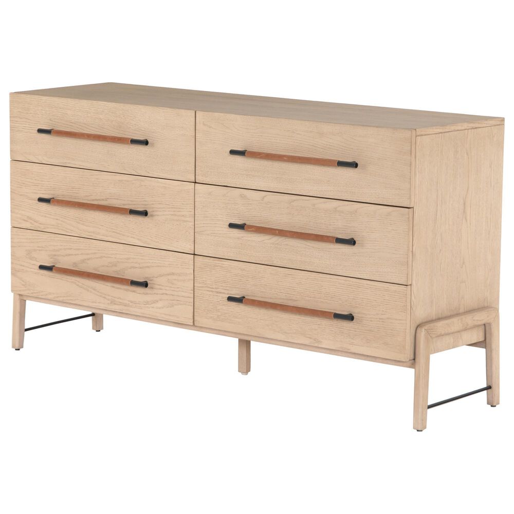 Four Hands Rosedale 6-Drawer Dresser in Yucca Oak, , large