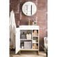 James Martin Vanities Alicante 24" Single Bathroom Vanity in Glossy White and Radiant Gold with 5 cm White Glossy Resin Top and Rectangular Sink, , large