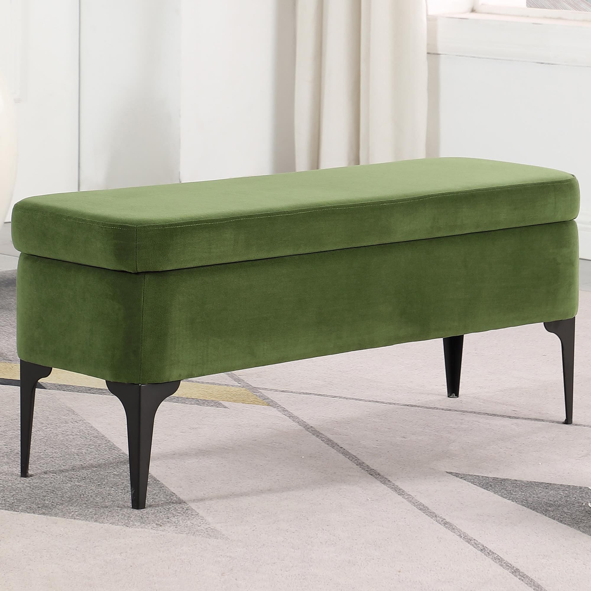 Emerald best sale storage bench
