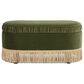 Jennifer Taylor Home Serena Storage Bench with Tufted Bullion Fringe in Olive Green, , large