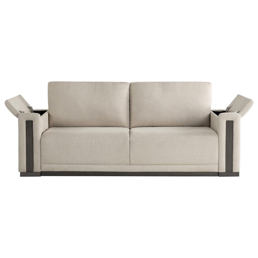 Lifestyle Solutions Riles Stationary Storage Sofa in Beige, , large
