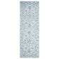 Safavieh Micro-Loop MLP504M 2"3" x 7" Light Blue and Ivory Runner, , large