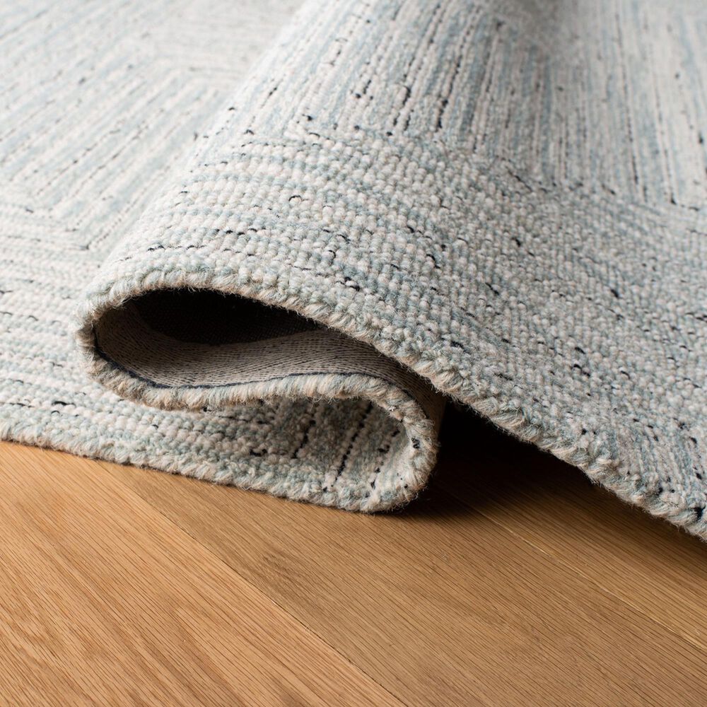 Safavieh Micro-Loop MLP176F 10&#39; x 14&#39; Light Grey and Ivory Area Rug, , large