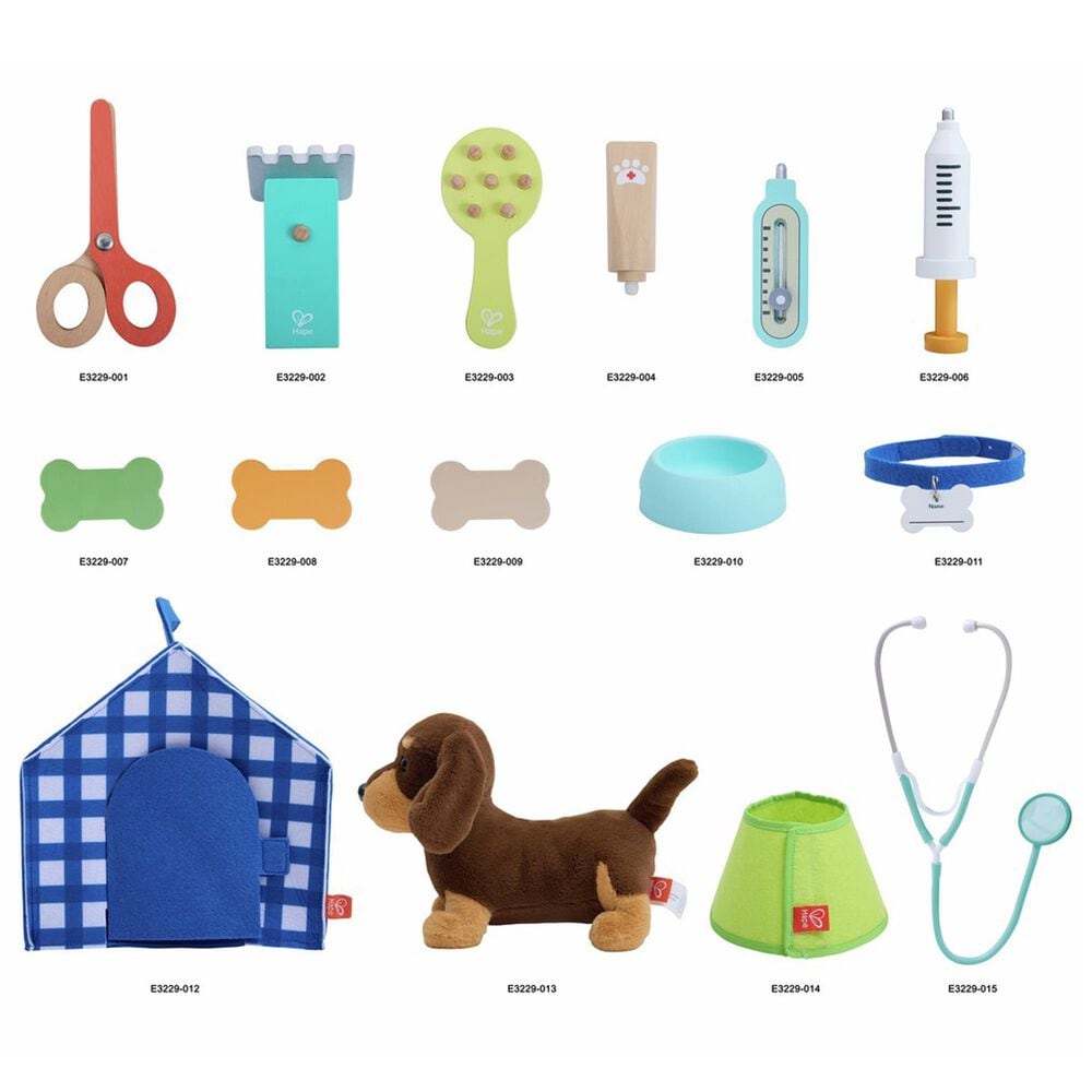 Hape Toys Pet Care Vet Playset in Multicolor, , large