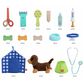 Hape Toys Pet Care Vet Playset in Multicolor, , large