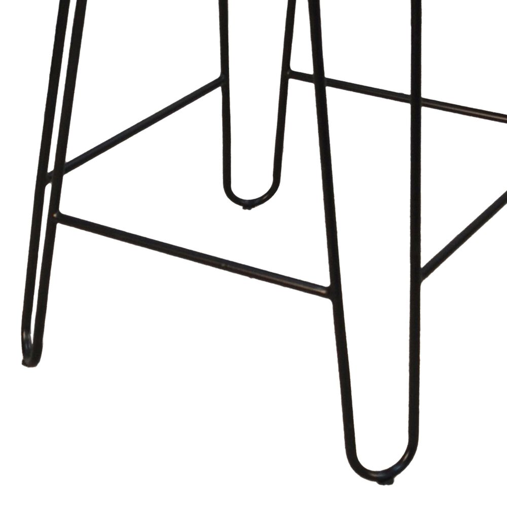 Carolina Cottage Ethan 24&quot; Stool in Elm/Black &#40;Set of 2&#41;, , large
