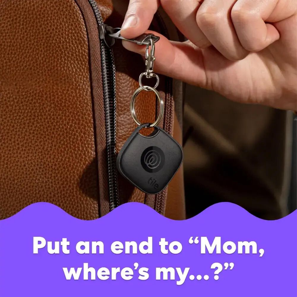Tile by Life360 Tile Mate - Bluetooth Tracker - Black, , large