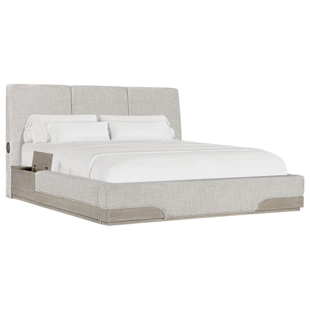 Boulder & Pine King Storage Bed with Lights and Speaker, , large