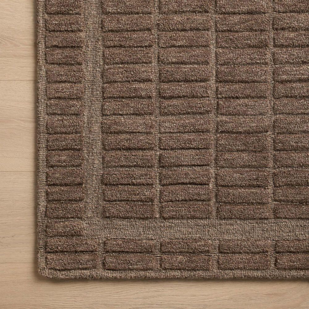 Chris Loves Julia x Loloi Bradley 2&#39;3&quot; x 3&#39;9&quot; Cocoa Area Rug, , large