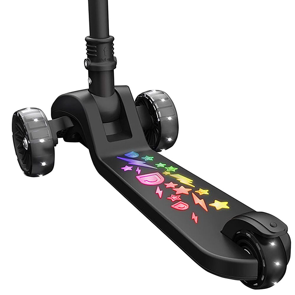 TruRide Amber Light-Up Kick Scooter in Black, , large
