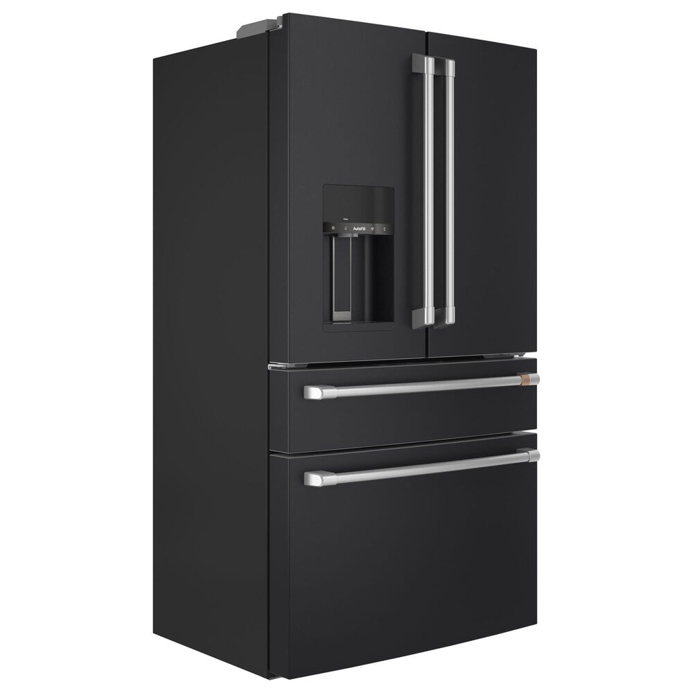 Cafe 22.3 Cu. Ft. 4-Door French Door Refrigerator in Matte Black, , large