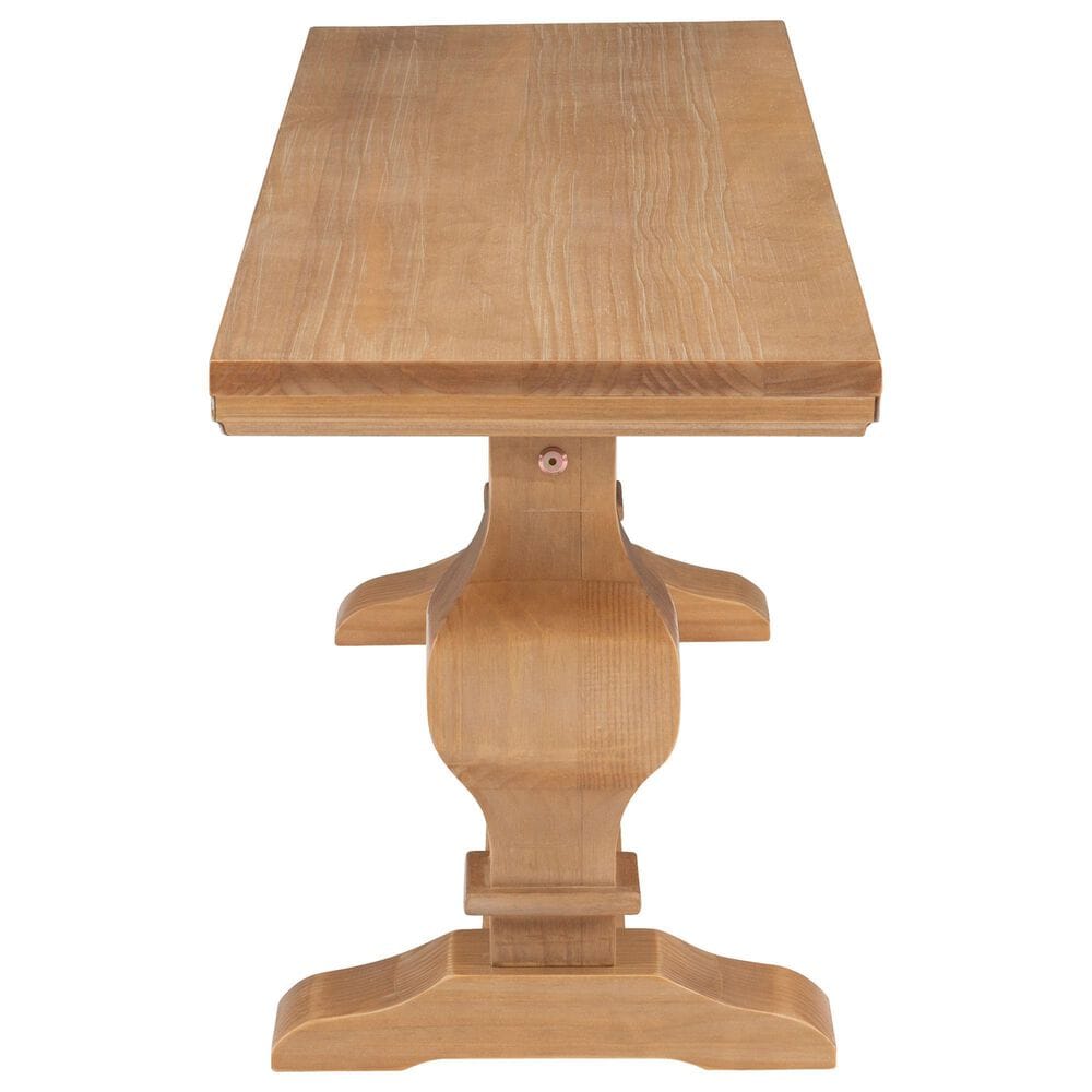 Linon Home Decor Mcleavy Bench in Rustic Honey, , large