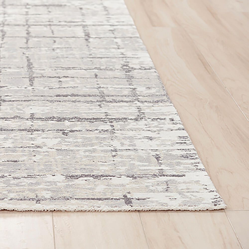 RIZZY Couture 8&#39; x 10&#39; Ivory and Gray Area Rug, , large