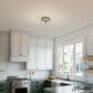 Hunter Hartland 2-Light Flush Mount in Matte Silver, , large