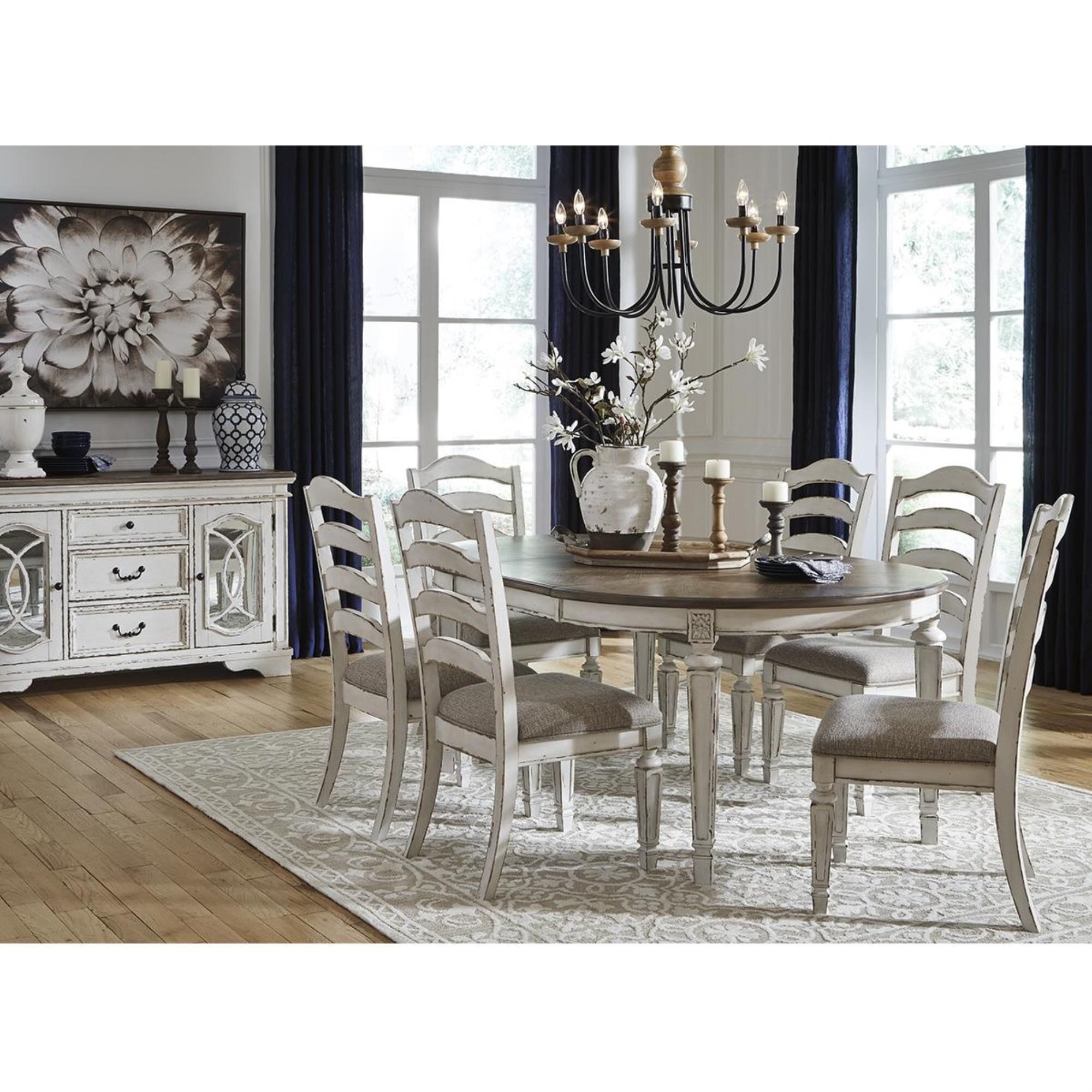 Ashley furniture dining hotsell room sets round