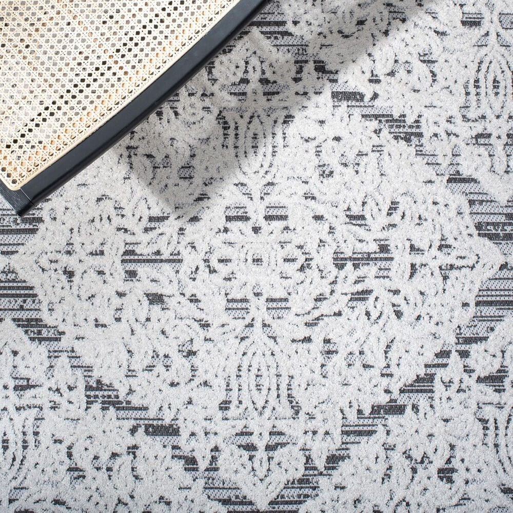 Safavieh Cabana CBN660A 9&#39; x 12&#39; Ivory and Grey Indoor/Outdoor Area Performance Rug, , large