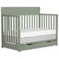 Evolur Meadowbrook 4-In-1 Convertible Crib with Drawer in Meadow Green, , large