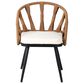 Hearth and Haven 5-Piece Outdoor Dining Set with Dark Yellow Rattan Chairs and Plastic Wood Table in Beige, , large