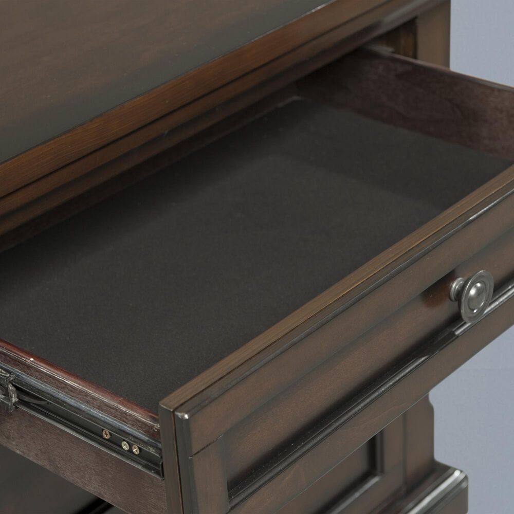 Mayberry Hill Kingston 4-Piece Queen Bedroom Set in Rich Walnut, , large