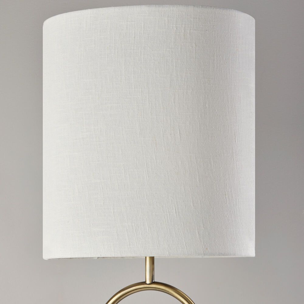 Adesso Joey Floor Lamp in Antique Brass, , large