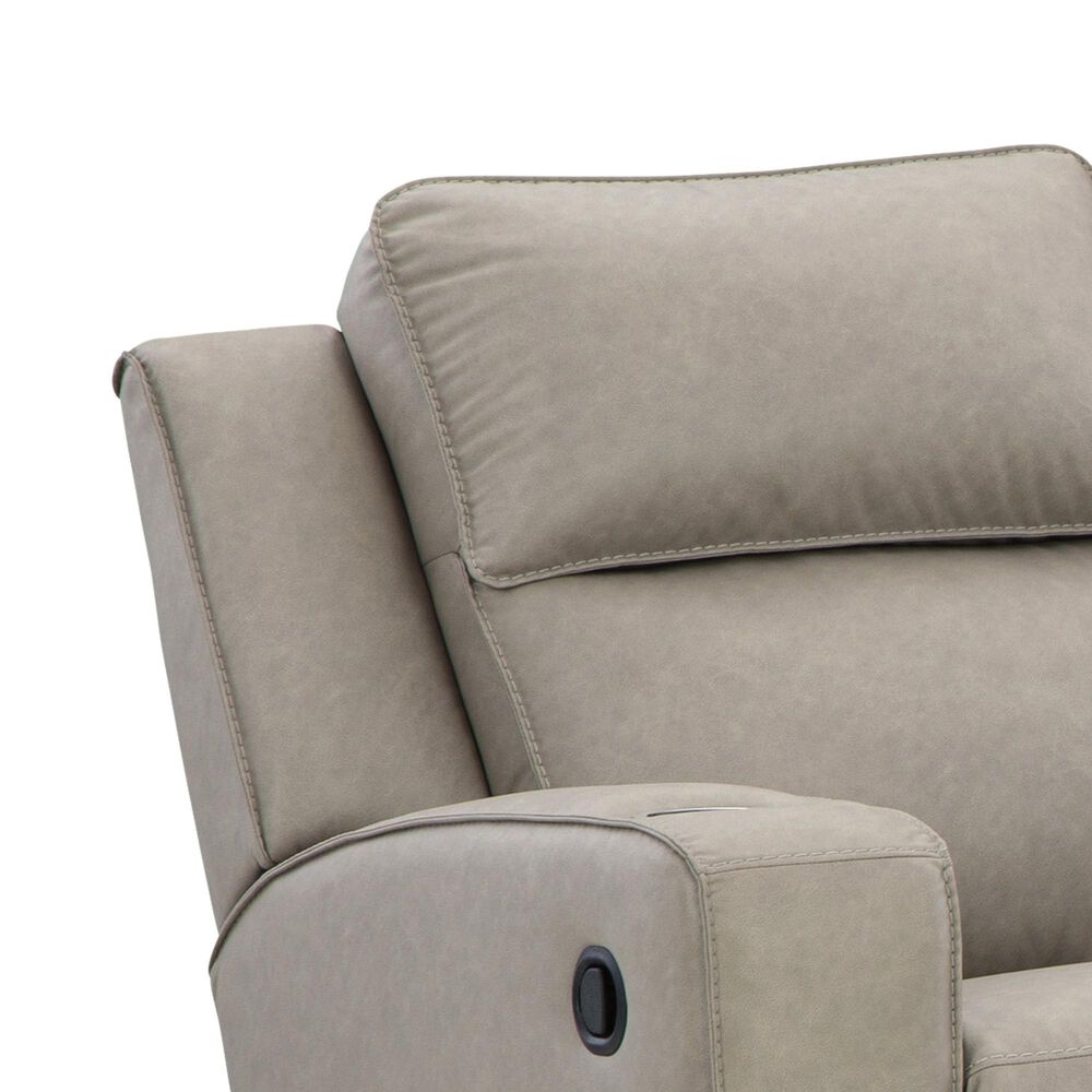 Ashley Lavenhorne Manual Loveseat in Pebble, , large