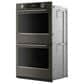 KitchenAid 30" Smart Double Wall Oven with Assisted Cook Cycles in Black Ore, , large