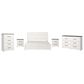 Ashley Gerridan 5-Piece King Bedroom Set in White and Gray, , large