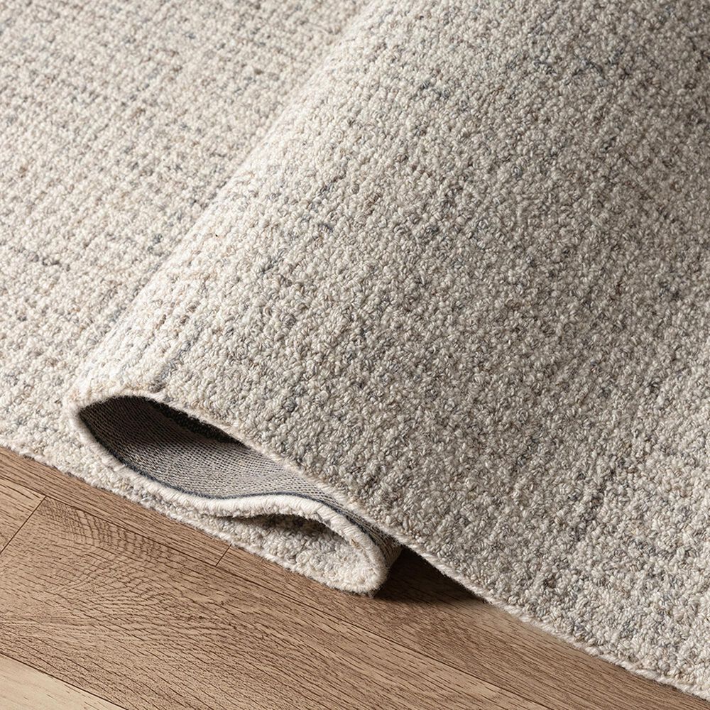 L&amp;R Resources Criss Cross Ivory and Greige 7&#39;9&quot; x 9&#39;9&quot; Area Rug, , large