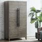 Imperial International Aurora Wine Cabinet in Stone Grey and Black, , large