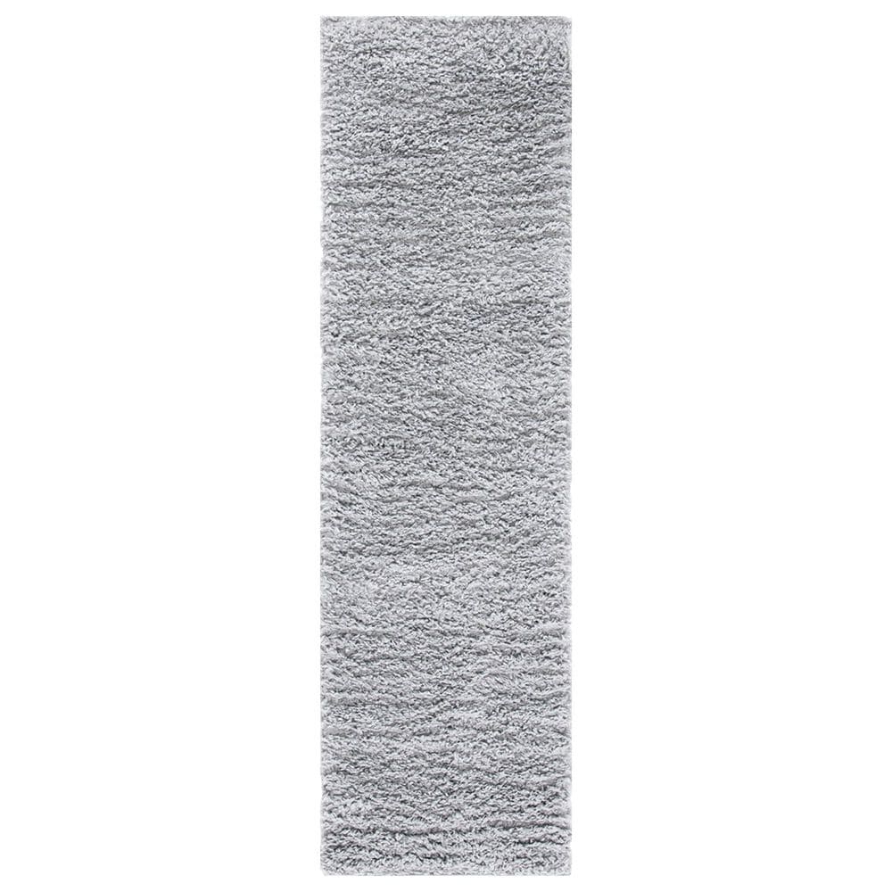 Safavieh August Shag AUG200G 2" x 7" Silver Runner, , large