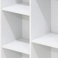 HOMLUX 5-Cube Reversible Storage Bookshelf in White, , large