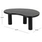 37B Wood Heart Coffee Table in Black, , large