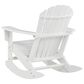 Ashley Sundown Treasure Patio Rocking Chair in White, , large