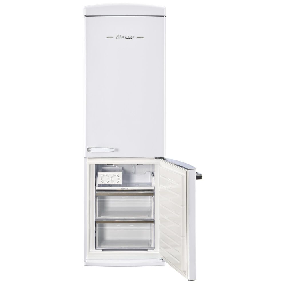Unique Appliances Classic Retro 12 Cu. Ft. Bottom Freezer Regfrigerator In Marshmallow White, , large