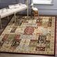 Safavieh Lyndhurst LNH318 5"3" x 7"6" Multicolor and Ivory Area Rug, , large
