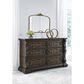 Millenium Maylee Dresser and Mirror in Dark Brown, , large