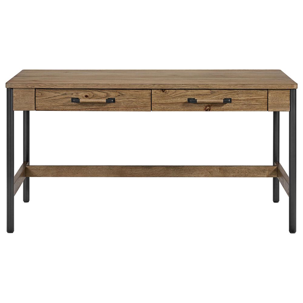Hawthorne Furniture Norcross 60" Writing Desk in Hickory and Black, , large