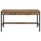Hawthorne Furniture Norcross 60" Writing Desk in Hickory and Black, , large