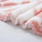 Duke Imports Strawberry Cow Plush Throw in Pink, , large