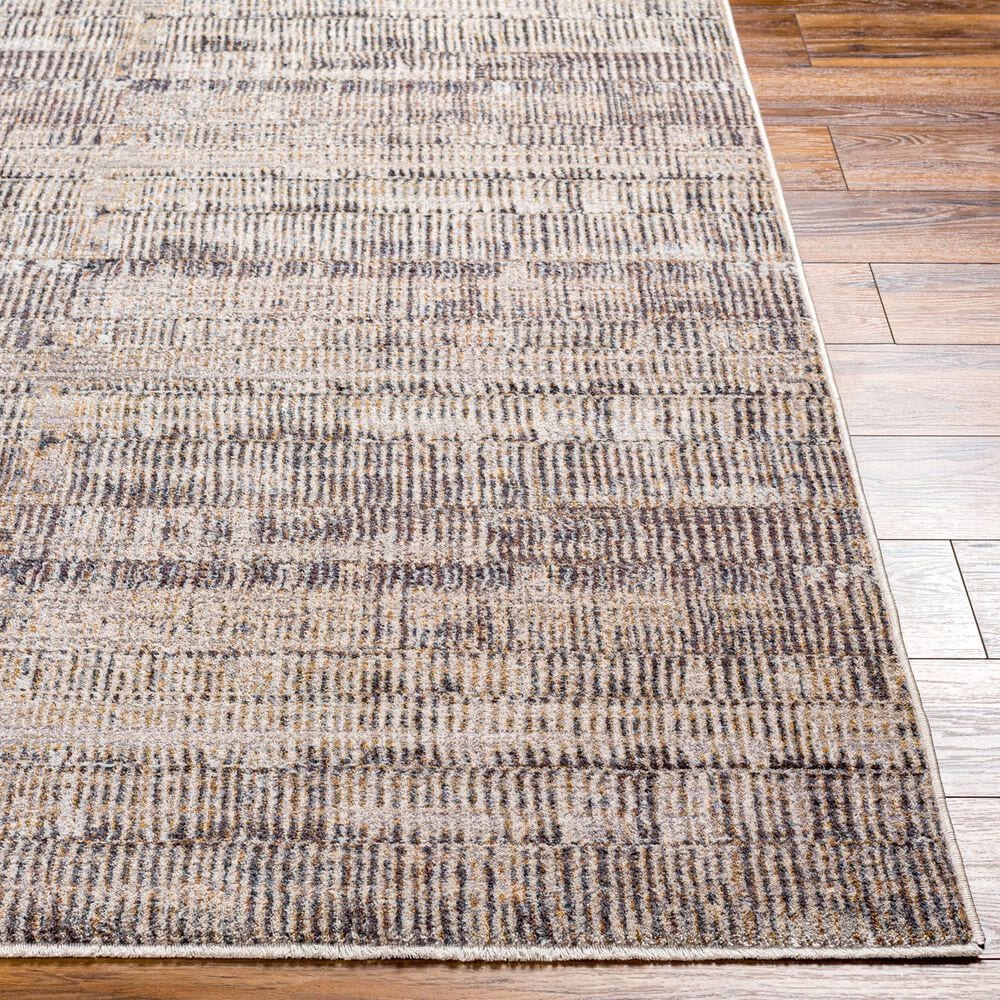 Surya Aida 5&#39; x 7&#39;9&quot; Ivory, Medium Gray, Charcoal, Tan, Deep Teal and Beige Area Rug, , large