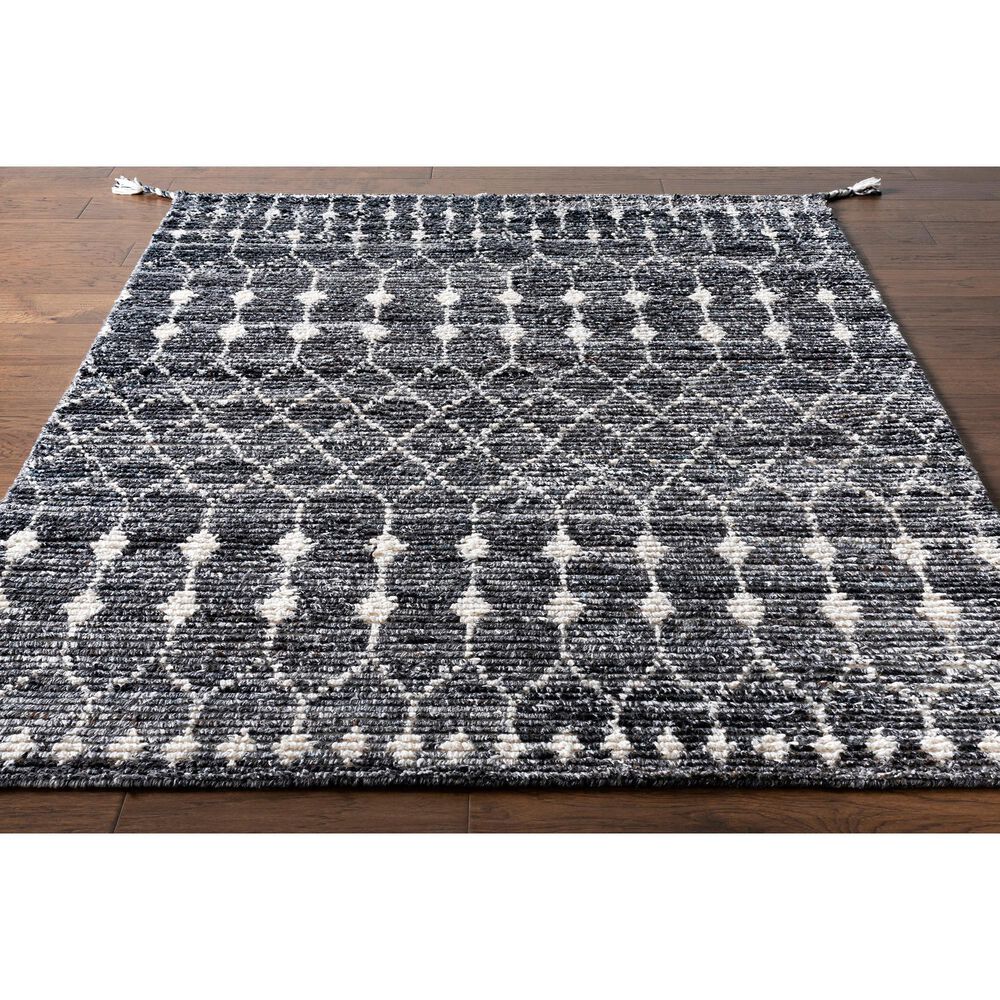 Surya Birch 8&#39; x 10&#39; Black, Charcoal, Gray and Cream Area Rug, , large