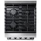 Thor Kitchen 24" Professional Freestanding Liquid Propane Gas Range in Stainless Steel, , large