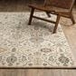 Oriental Weavers Acacia Ivory and Gold 6"7" x 9"6" Area Rug, , large