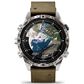 Garmin MARQ Adventurer Edition (Gen 2) Smartwatch 46 mm Damascus Steel Case with Brown Band, , large
