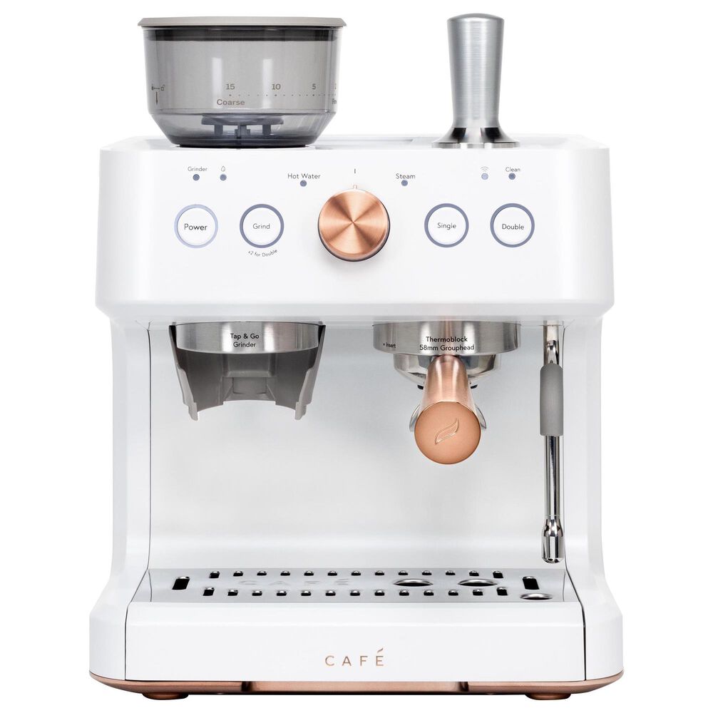 Cafe 2.8 L Bellissimo Espresso Machine in Matte White, , large