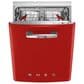 SMEG Retro-Style 24" Built-In Dishwasher in Red, , large