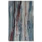 Feizy Amira 3"6" x 5"6" Teal and Multicolor Area Rug, , large